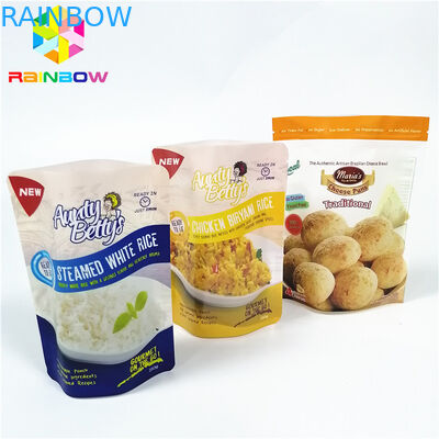 Hittebestendige Kokende Retort Plastic Zakken die Gelamineerd Gedrukt Douaneembleem verpakken