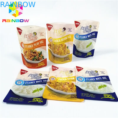 Vacuüm Transparante de Retortzak op hoge temperatuur van de Opslagzak voor Saus Gestoomde Rijst Verpakking