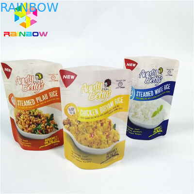 Vacuüm Transparante de Retortzak op hoge temperatuur van de Opslagzak voor Saus Gestoomde Rijst Verpakking