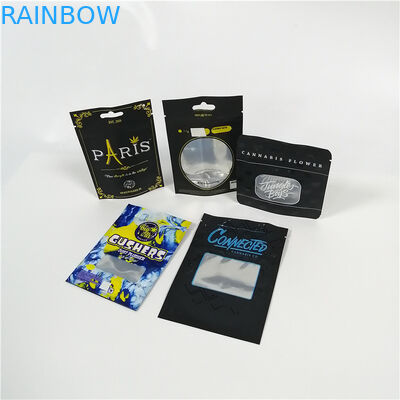 Resealable Plastic Kleverige Zakkensuikergoed draagt Verpakkende Cbd-Onkruidhennep 7g 28g