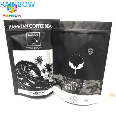 De Aluminiumfoliezakken van de gravuredruk, de Tribune van de Grondkoffie op Ritssluitingszakken met Klep