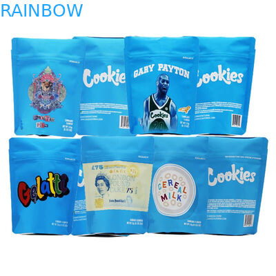 Plastic Tribune Veilig voor kinderen op Zak de Biologisch afbreekbare Bloem Grootte van Verpakkingszakken 3.5g