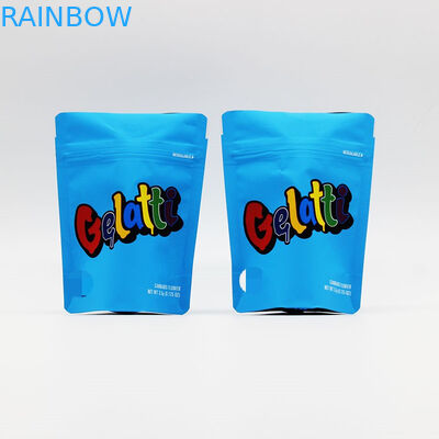 De Koekjes Resealable Ritssluiting die van CBD Runtz Mylar-het Materiaal van de Zakzak MOPP/VMPET/PE verpakt