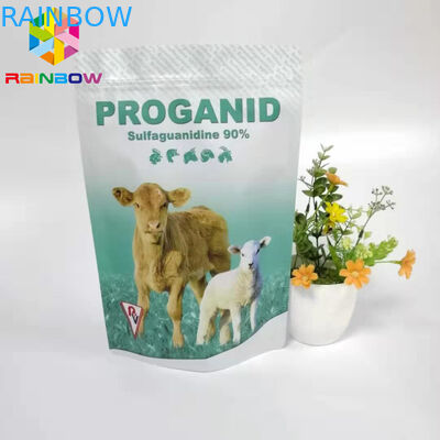 De Zak van de het Aluminiumfolie van de bodemhoekplaat, Hondevoer die Resealable Dierenvoerzakken verpakken