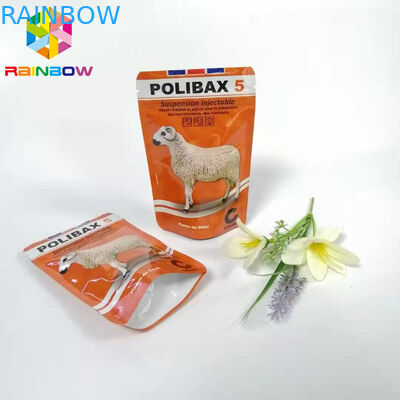 De Zak van de het Aluminiumfolie van de bodemhoekplaat, Hondevoer die Resealable Dierenvoerzakken verpakken