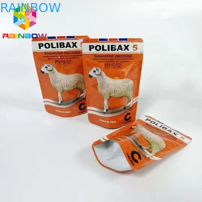 De Zak van de het Aluminiumfolie van de bodemhoekplaat, Hondevoer die Resealable Dierenvoerzakken verpakken