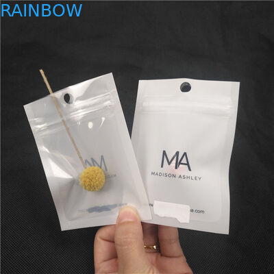De transparante Voor Glanzende Glanzende Plastic Verpakking van de Halsbandjuwelen van Ritssluitingszakken