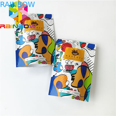 De digitale Druktribune op Folie Verpakkende Zakken lamineert Materieel Aangepast Embleem