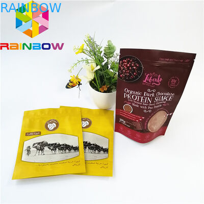 De digitale Druktribune op Folie Verpakkende Zakken lamineert Materieel Aangepast Embleem