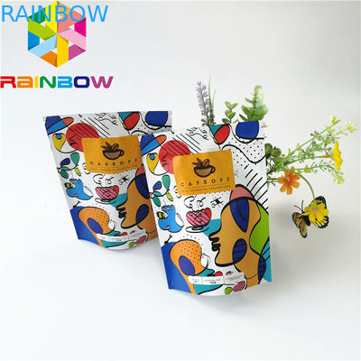 Tribune op Ritssluitings Plastic Zakken die, de Opnieuw te gebruiken Zak van de Aluminiumfoliekoffie verpakken