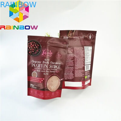 Opnieuw te gebruiken Droge Voedsel Verpakkingszak Drie Zijhitte - verzegel Druk van de Zak de Glanzende Oppervlakte