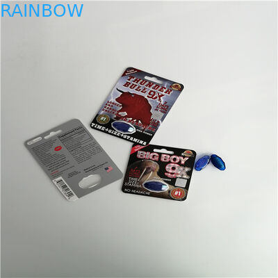 Rinoceros 7 Seksuele Supplementen van 3D Mensen van de Blaarkaart de Verpakkende voor het Opvoeren van Libido