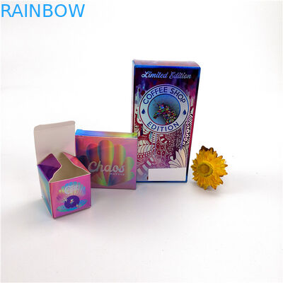 Kleurrijke Wimper Kosmetische Verpakking per Hologramtype van Giftdoos Aangepast Shinny