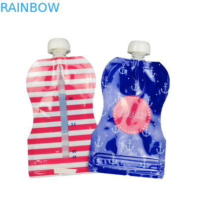 Opnieuw te gebruiken het Spuitenzak die van het Babyvoedsel Gelamineerde Materiële CMYK-Kleur voor Dranken verpakken