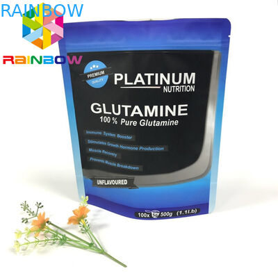 Eindigt de douane Gedrukte Verpakkende Tribune van de Snackzak op Glanzende Zak Resealable Ritssluiting