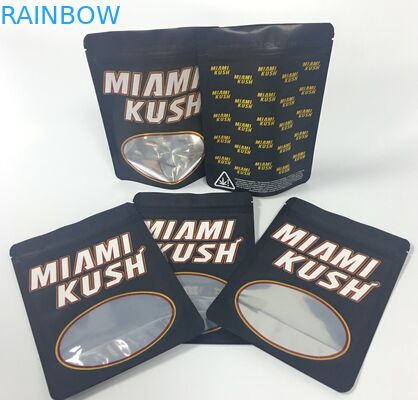 Van de de Zakken Medische Marihuana van de Edibles Kruidenwierook het Pakket4x6 Duim met Duidelijk Venster