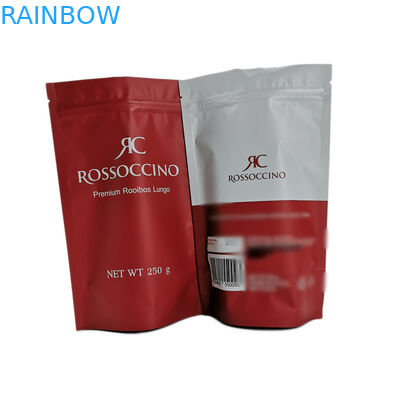 Het Document van Eco Vriendschappelijke Kraftpapier Tribune op Zak, 250g-Tribune omhoog Plastic Zak voor Eiwitpoeder