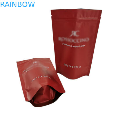 Het Document van Eco Vriendschappelijke Kraftpapier Tribune op Zak, 250g-Tribune omhoog Plastic Zak voor Eiwitpoeder