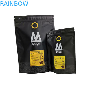 Zwarte Tribune op Thee PE van de Verpakkingszak MOPP VMPET Koffiek Zak Aangepaste Grootte