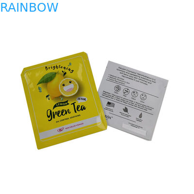 Mat/Glanzende beëindigen de aluminiumfolie Resealable Verpakkende Zakken Verpakking van het het Gezichtsmasker van Mylar de Kosmetische