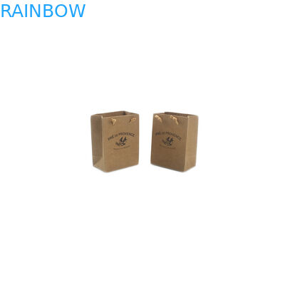 Doypacktribune op het Document van Zak Kleine Met de hand gemaakte Kraftpapier Zak die met Handvat wordt gerecycleerd