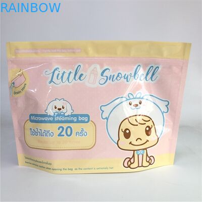 Tribune die op de Zakkendouane van de Ritssluitingsmicrogolf Biologisch afbreekbare 120-180 Mic Dikte drukken