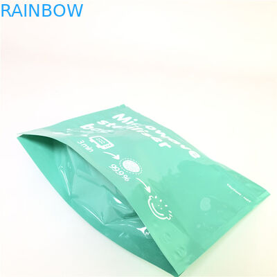 Tribune die op de Zakkendouane van de Ritssluitingsmicrogolf Biologisch afbreekbare 120-180 Mic Dikte drukken