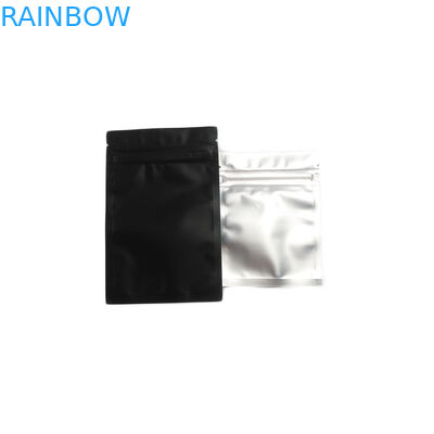 Hitte - van het de Aluminiumfoliesachet van verbindingsdouane Gedrukte Plastic Zakken de Steen Zwarte Ritssluiting