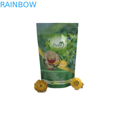 Eco Vriendschappelijke Theezakjes die de Verpakkingstribune van de Zakzak op Mylar met Ritssluitingsslot verpakken