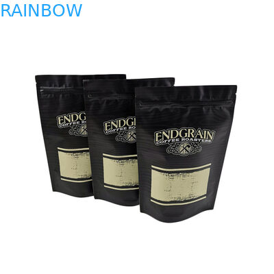 Van de de Koffiethee van snackkoekjes Mat PE van de de Verpakkingszak MOPP VMPET beëindigt Zwarte Vochtbestendig