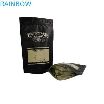 Van de de Koffiethee van snackkoekjes Mat PE van de de Verpakkingszak MOPP VMPET beëindigt Zwarte Vochtbestendig