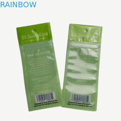 Partij drie verzegelde van de de Zaknatuurlijke voeding van Tansparent de Voor Aangepaste Bovenkant van de de Omslagritssluiting