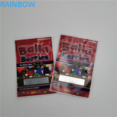 Verpakken dragen de Plastic Zakken die van de ritssluitingszak het Suikergoed van Hennepcbd Koekjes Gummies-Verpakking