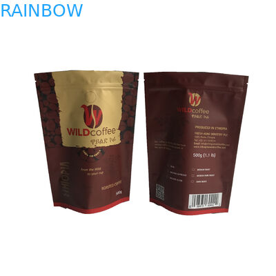 De Zak van de aluminiumfoliefolie van de Koffiemylar van Doypack van de Verpakkingsritssluiting de Zakken Matte Oppervlakte