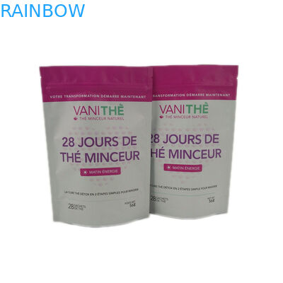 Vochtbestendige Snackvoedsel Verpakkingszakken met Ritssluiting