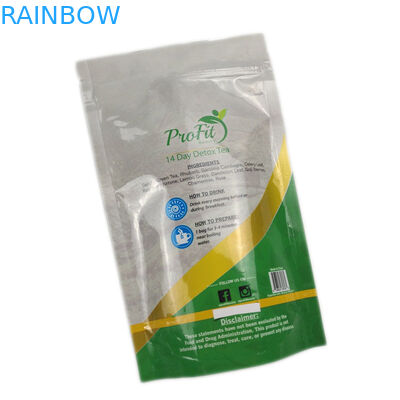 Resealable de Thee Verpakkende Zakken van de Ritssluitings Glanzende Oppervlakte