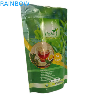 Glanzend beëindig Ritssluiting Gelamineerde Folietribune op Zakken