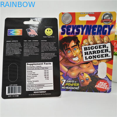 De Pillendocument van CMYK Kleur Aangepaste Plastic Verpakkende Kaart