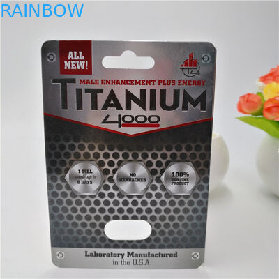 De Pillendocument van CMYK Kleur Aangepaste Plastic Verpakkende Kaart