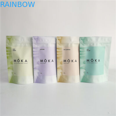 De tribune op het Lichaam van de Ritssluitingszak schrobt Verpakkende Zak voor Badzout met binnen Folie