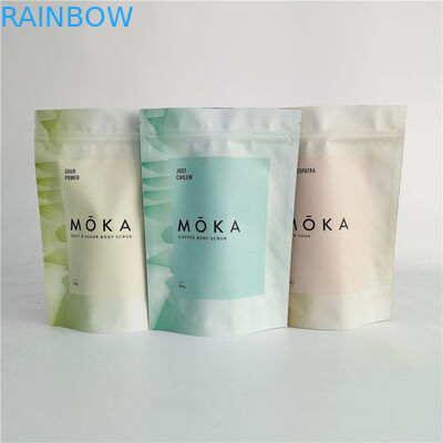 De tribune op het Lichaam van de Ritssluitingszak schrobt Verpakkende Zak voor Badzout met binnen Folie