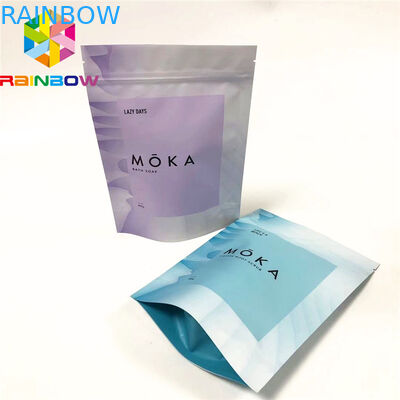 De ritssluitingszakken voor voedselaluminiumfolie staan het embleem verpakkende zak op van de zakkendouane