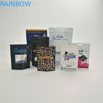 Vrije de steekproef paste van de de zakken runtz wildernis van het kindbewijs CBD de zak van de de koekjesgeneeskunde met venster aan