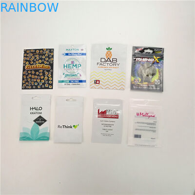 De zakken van het kindbewijs pasten plastic zakken aan want CBD runtz de geneeskundezak van wilderniskoekjes met venster in zakken doet