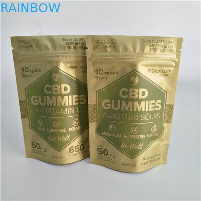 de Zakvmpet Tribune van 5oz 50mg Cbd Gummies op Ritssluitingszak
