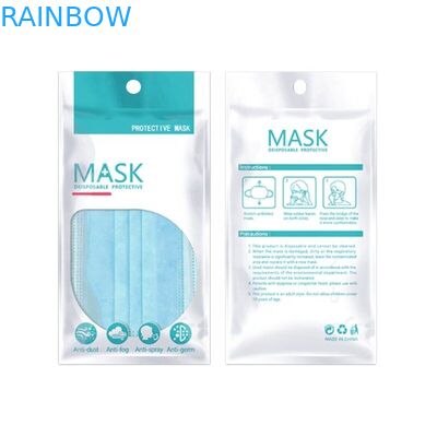 Het ontwerp die van de de leveranciersdouane van China resealable plastic ritssluitingsn95/kf94 verpakkende zak voor masker drukken