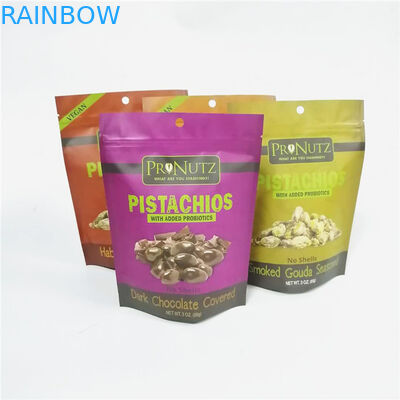 mylar verpakkende tribune van de aluminiumfolie de vacuümritssluiting op de noten die van het zakvoedsel plastic zak inpakken