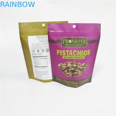 mylar verpakkende tribune van de aluminiumfolie de vacuümritssluiting op de noten die van het zakvoedsel plastic zak inpakken