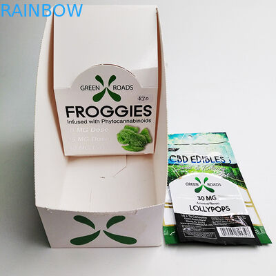 De Drukdocument van het douaneontwerp het Vertoningsvakje voor kratom doet vertoning in zakken die document vakje voor kaartvertoning vouwen