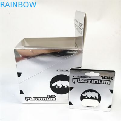 Hete de Verhogingspillen die van de Verkoop Mannelijke Capsule Kaartvakje verpakken die Roze Pussycat-Document Kaartbevordering drukken